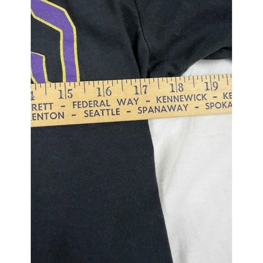 47 Brand Los Angeles Lakers Cotton Graphic T Shirt Mens Small Black | Streetwear